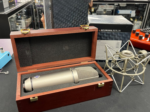 Vist Large View of Product Image Which is Used Neumann U87 AI with Shock Mount Condenser Microphone
