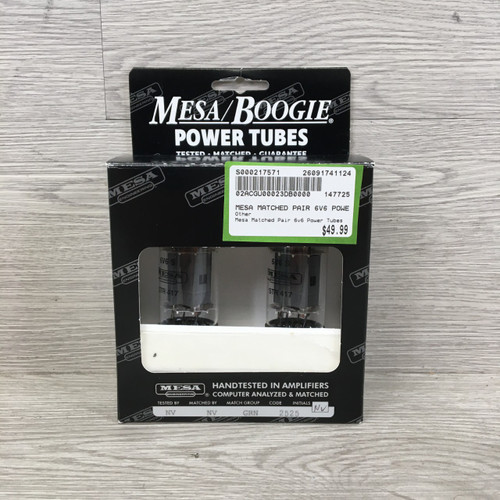 Vist Large View of Product Image Which is Used MESA MATCHED PAIR 6V6 POWER TUBES Guitar Accessory