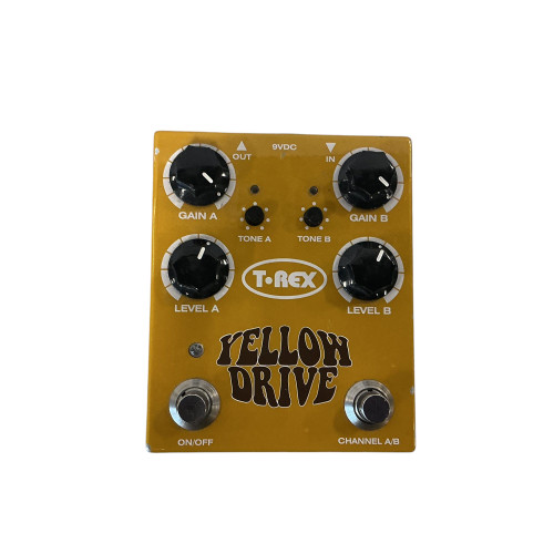 Vist Large View of Product Image Which is Used T-Rex Engineering YELLOW DRIVE Distortion Pedal