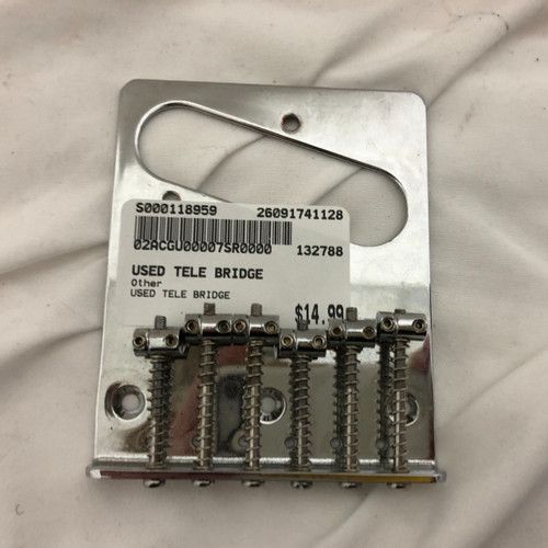 Vist Large View of Product Image Which is Used USED TELE BRIDGE Guitar Hardware