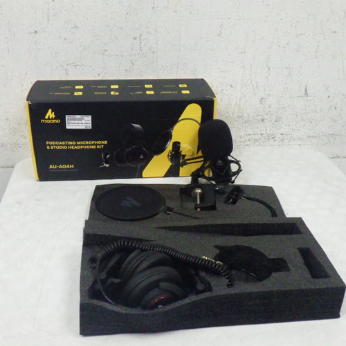 Vist Large View of Product Image Which is Used Maono usb Microphone and Headphone Kit USB Microphone