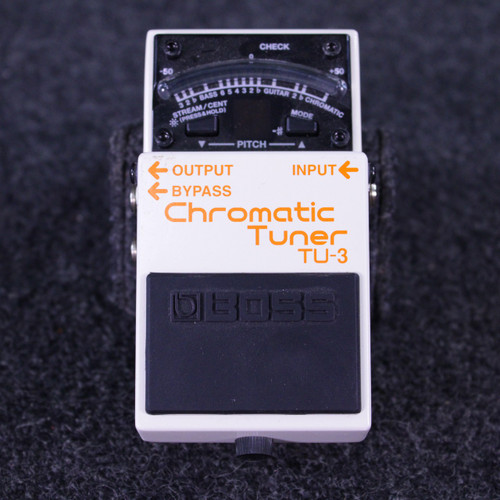 Vist Large View of Product Image Which is Used Boss TU-3 CHROMATIC TUNER PEDAL Tuner Pedal