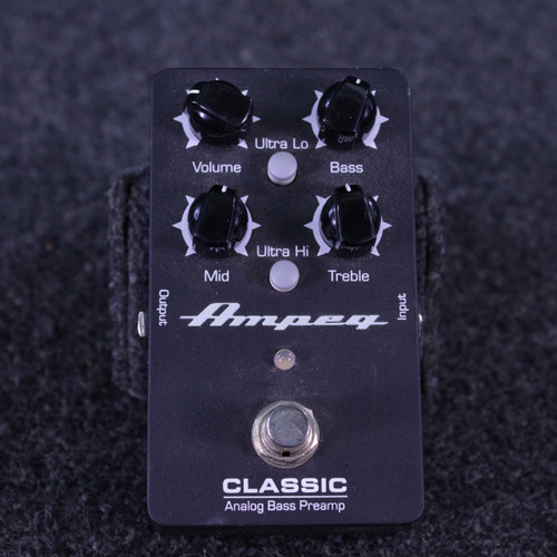 Vist Large View of Product Image Which is Used Ampeg CLASSIC ANALOG BOSS PREAMP Bass Pre-Amp Pedal