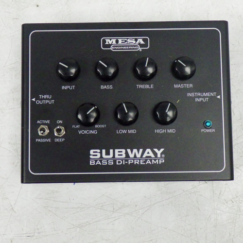 Vist Large View of Product Image Which is Used Mesa Subway Plus Bass Di Preamp Bass Pre-Amp Pedal