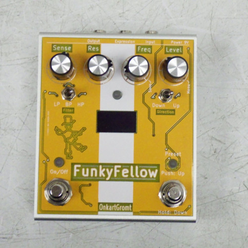 Vist Large View of Product Image Which is Used Onkart Gromt Funky Fellow Modulation Filter Pedal