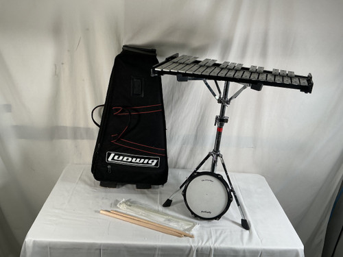 Vist Large View of Product Image Which is Used Ludwig BELL KIT WITH WHEELS Bell Kit in Gig Bag
