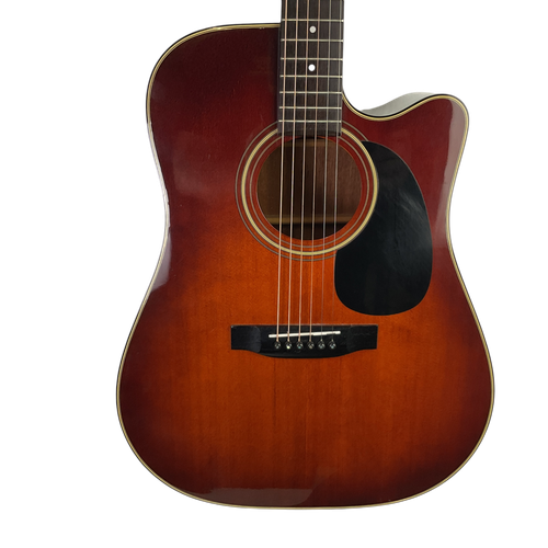 Vist Large View of Product Image Which is Used Sigma DM-3C VC Vintage Laminate Top Acoustic Guitar Sunburst