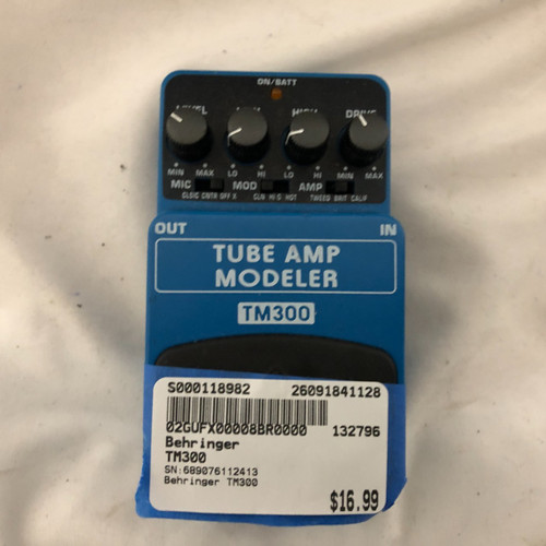 Vist Large View of Product Image Which is Used Behringer TM300 Overdrive Pedal