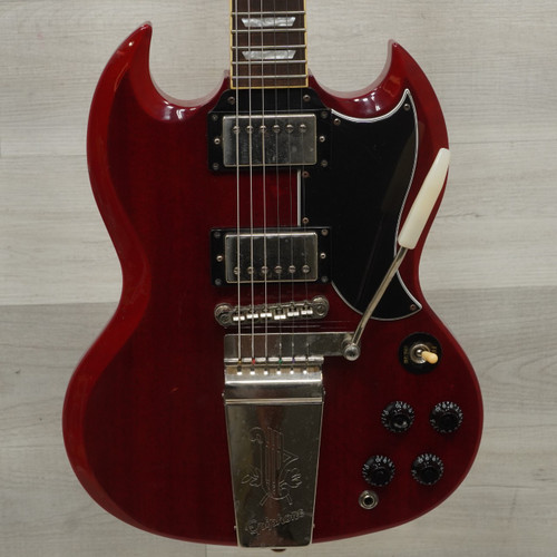 Vist Large View of Product Image Which is Used Epiphone SG Standard 61 Maestro Electric Guitar Red