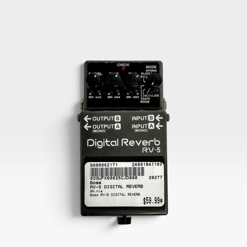 Vist Large View of Product Image Which is Used Boss RV-5 Digital Reverb Pedal