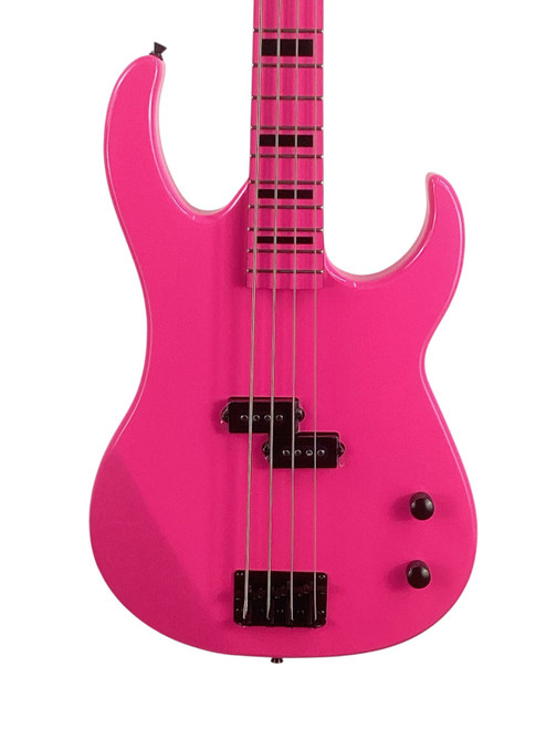 Vist Large View of Product Image Which is Used Dean P-TYPE BASS CUSTOM ZONE FLUORESCENT PINK