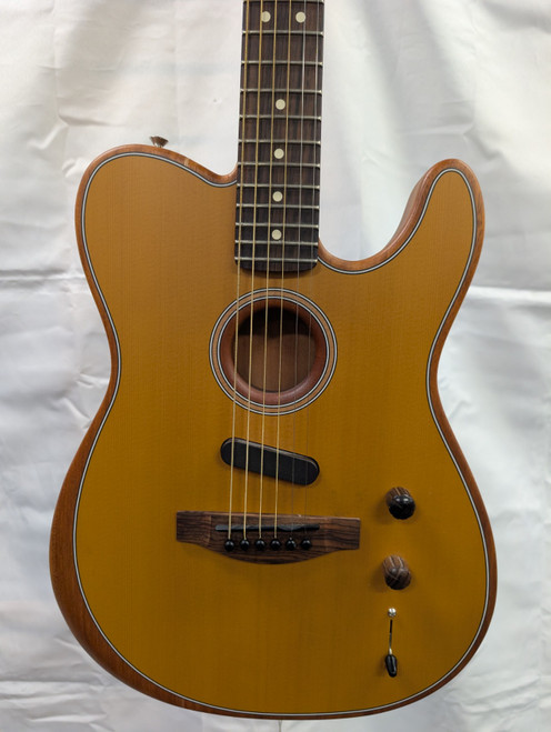 Vist Large View of Product Image Which is Used Fender ACOUSTASONIC PLAYER TELECASTER T Type Electric Guitar Amber 6-String