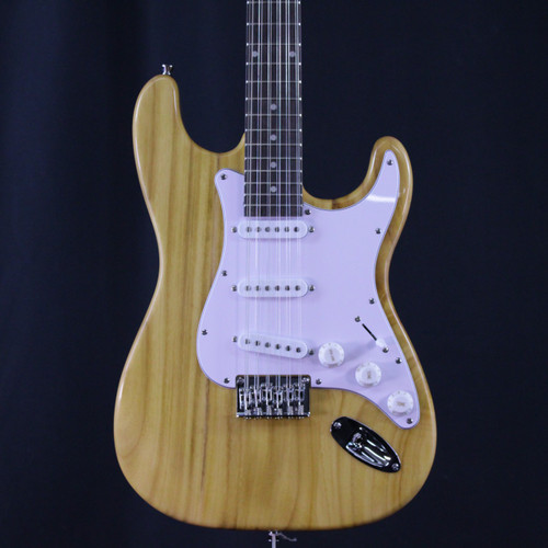 Vist Large View of Product Image Which is Used Cozart 12 STRING ELECTRIC S Type Electric Guitar Natural 12-String