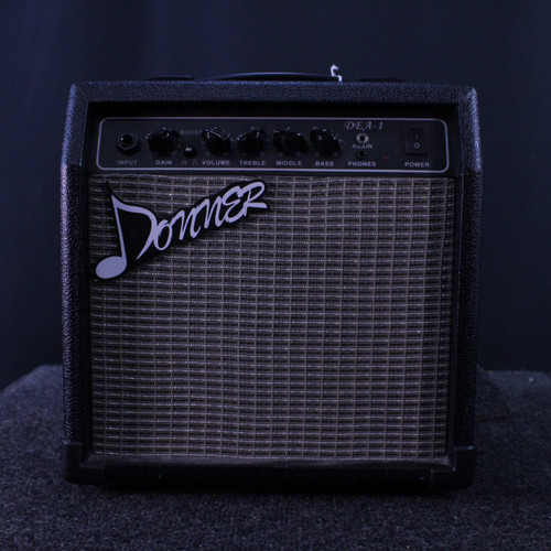 Vist Large View of Product Image Which is Used Donner DEA-1 PRACTICE AMP 1 x 5 Solid State Amplifier 1 x 5