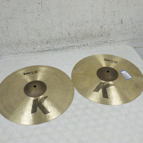 Vist Large View of Product Image Which is Used Zildjian K SWEET 15 HH PAIR Hi Hat Cymbals 15"