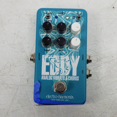 Vist Large View of Product Image Which is Used Electro Harmonix (E/H) EDDY ANALOG VIBRATO AND CHORUS Chorus Pedal