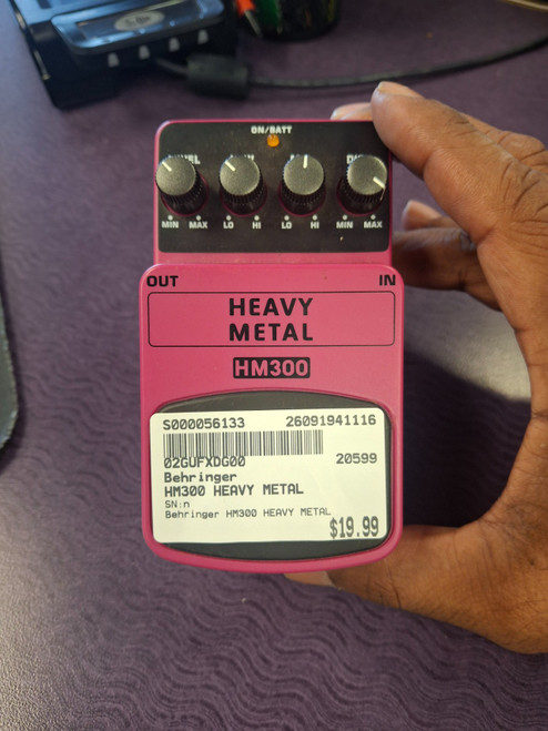 Vist Large View of Product Image Which is Used Behringer HM300 HEAVY METAL Overdrive Pedal