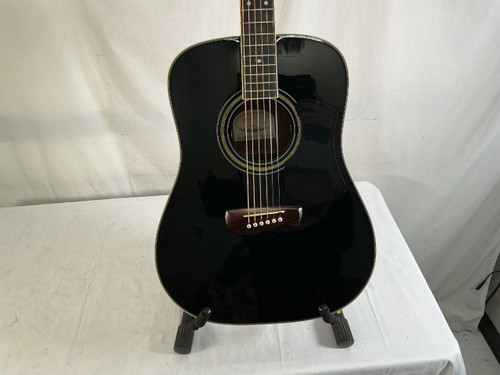Vist Large View of Product Image Which is Used Olympia OD-10S Laminate Top Acoustic Guitar Black