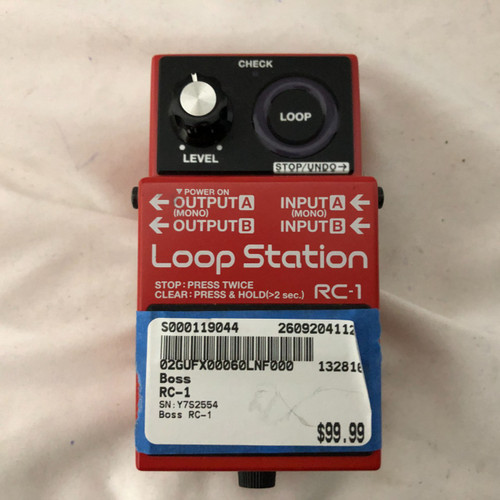Vist Large View of Product Image Which is Used Boss RC-1 Looper Pedal