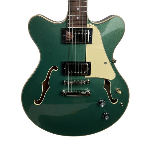 Vist Large View of Product Image Which is Used Orangewood CLEMENTINE Semi-Hollow Electric Guitar Green 6-String