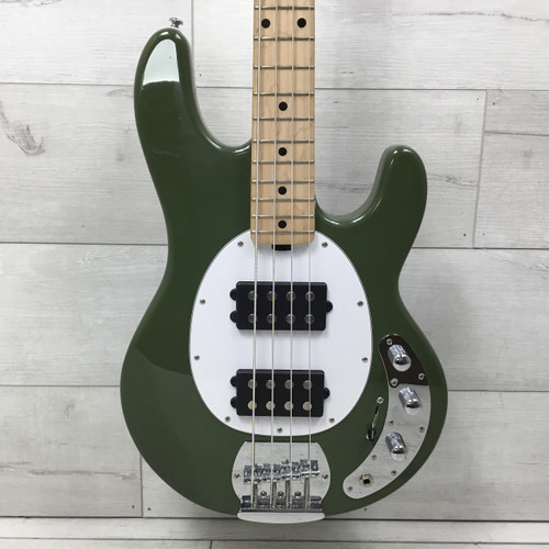 Vist Large View of Product Image Which is Used Sterling by Ernie Ball Stingray RAY4HH Bass Guitar Green