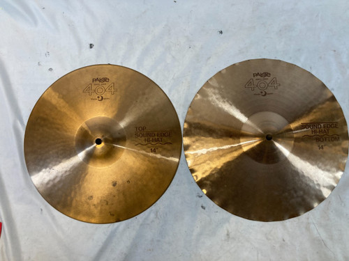 Vist Large View of Product Image Which is Used Paiste 14" 404 Hi Hats