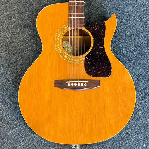 Vist Large View of Product Image Which is Used Guild F-30 NT MODIFIED WITH CUTAWAY Vintage Solid Top Acoustic Guitar Natural