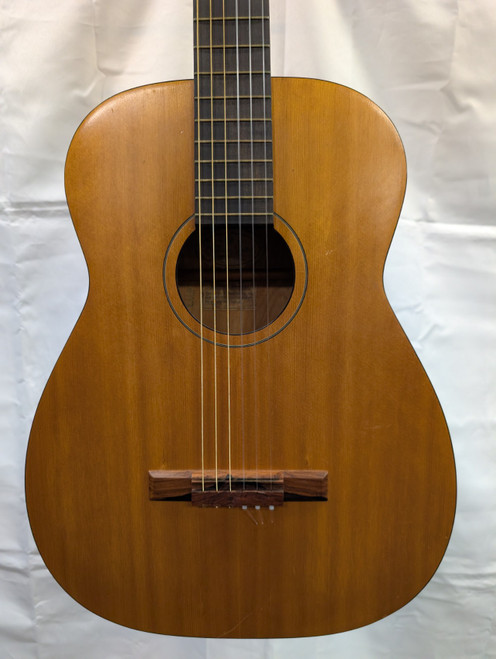 Vist Large View of Product Image Which is Used Harmony 1966 H173 CLASSICAL Vintage Solid Top Acoustic Guitar Natural