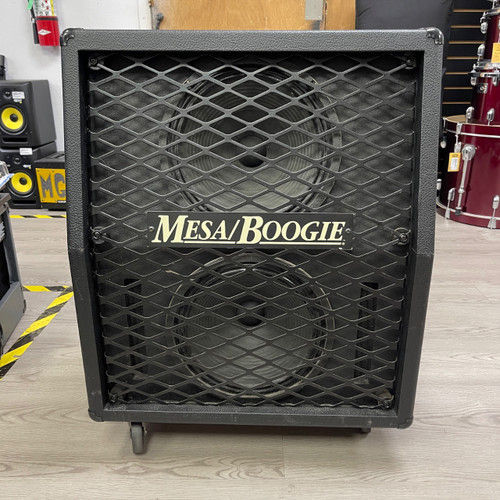 Vist Large View of Product Image Which is Used - Mesa Boogie 212 SPLIT BACK BLACK BRONCO 2 x 12 Guitar Speaker Cabinet