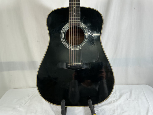 Vist Large View of Product Image Which is Used Fender GEMINI III Vintage Laminate Top Acoustic Guitar Black