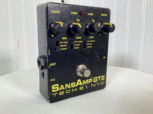 Vist Large View of Product Image Which is Used Tech 21 GT2 SANSAMP Guitar PreAmp Pedal