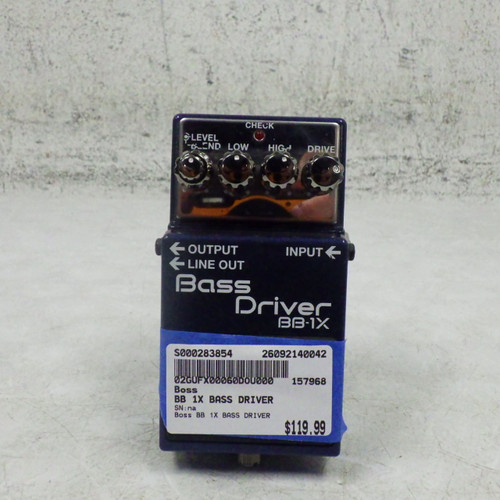 Vist Large View of Product Image Which is Used Boss BB 1X Bass Driver Overdrive Pedal