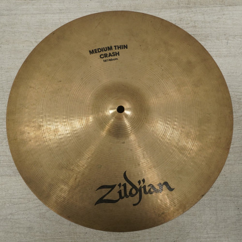 Vist Large View of Product Image Which is Used Zildjian A Medium Thin Crash Cymbal 16 - Inch