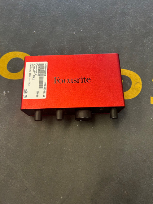 Vist Large View of Product Image Which is Used Focusrite SCARLETT SOLO Computer Interface 1 A/D Recording Inputs
