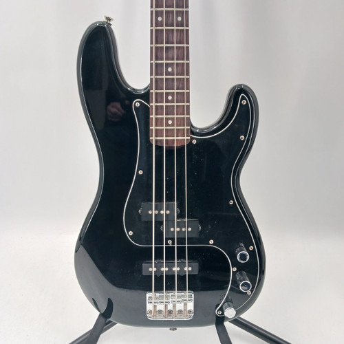 Vist Large View of Product Image Which is Used Squier AFFINITY SERIES PRECISION PJ P Type Bass Guitar Black 4-String
