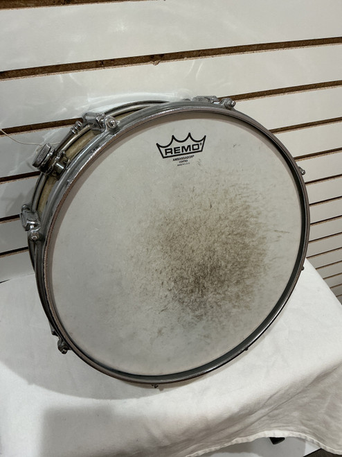 Vist Large View of Product Image Which is Used Rogers 60S ERA LUXOR Vintage Wood Snare Drum 14"