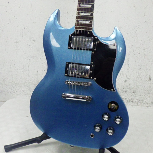 Vist Large View of Product Image Which is Used Firefly FFLGS  SG Type Electric Guitar Blue 6-String
