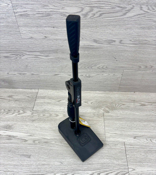 Vist Large View of Product Image Which is Used Gator FRAMEWORKS BASS DRUM/AMP MIC STAND Microphone Stand