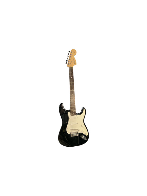 Vist Large View of Product Image Which is Used Squier STRATOCASTER S Type Electric Guitar Black 6-String