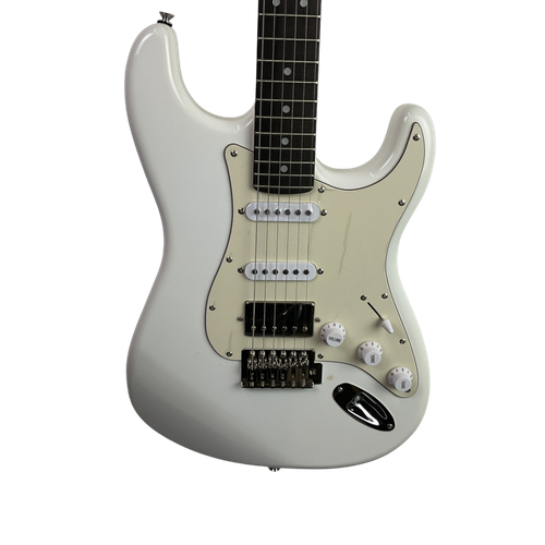 Vist Large View of Product Image Which is Used Donner SEEKER S Type Electric Guitar White 6-String