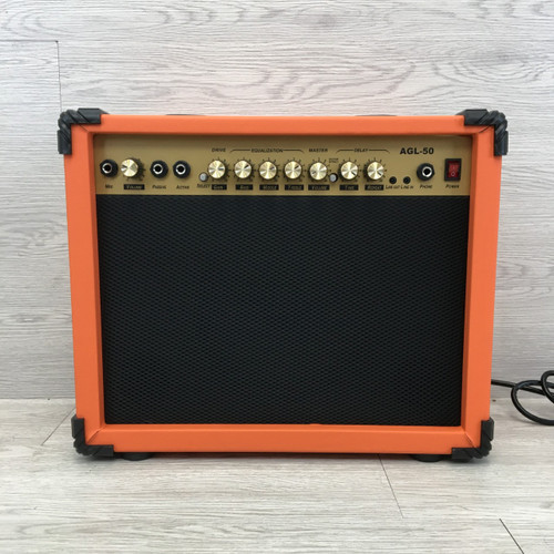 Vist Large View of Product Image Which is Used BRANDLESS 50W PRACTICE AMP 1X8.5IN Solid State Guitar Combo Other