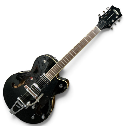 Vist Large View of Product Image Which is Used Gretsch G5125 ELECTROMATIC Semi-Hollow Electric Guitar Black 6-String