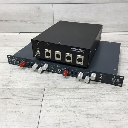 Vist Large View of Product Image Which is Used Vintech Audio 273 Mic Preamp Equalizer With PSU