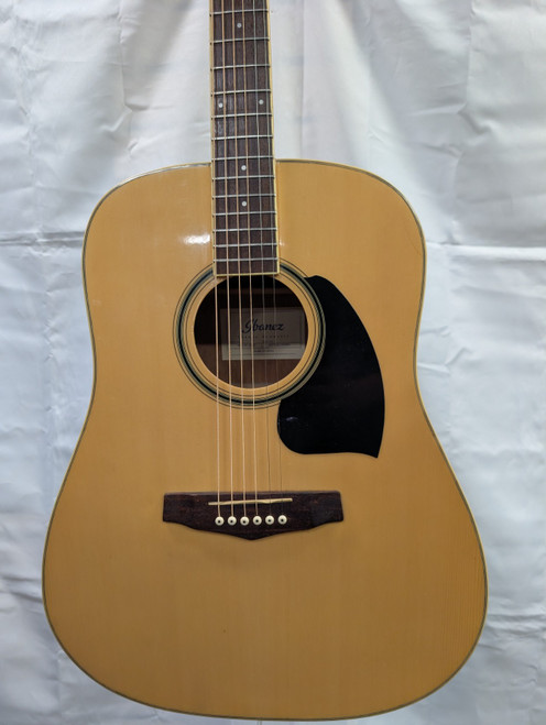 Vist Large View of Product Image Which is Used Ibanez PF15 Solid Top Acoustic Guitar Natural