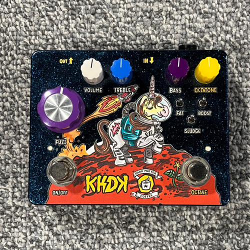 Vist Large View of Product Image Which is Used KHDK UNICORN BLOOD II Guitar Fuzz Pedal - Limited Edition SPACE SPARKLE