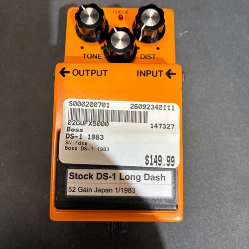 Vist Large View of Product Image Which is Used Boss DS-1 1983 Distortion Pedal