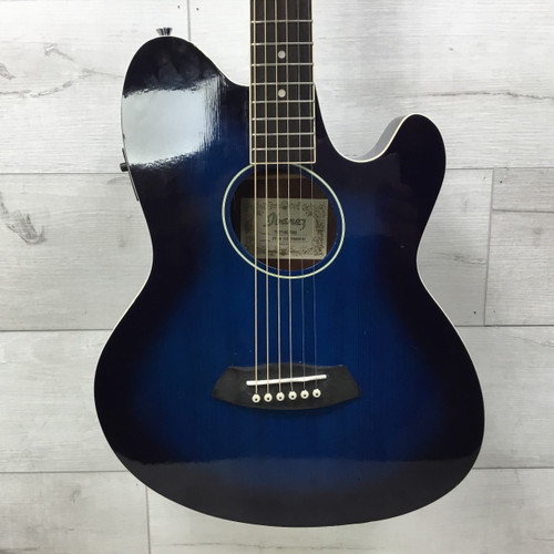 Vist Large View of Product Image Which is Used Ibanez TCY10E Talman Acoustic/Electric Guitar Blue