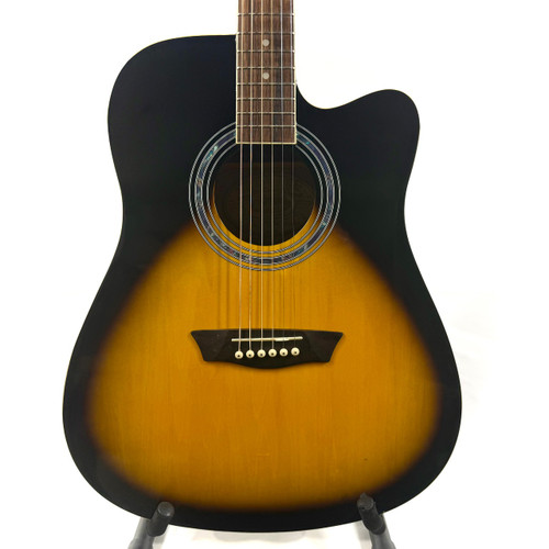 Vist Large View of Product Image Which is Used Washburn WA90CE VSB Acoustic Guitar Sunburst