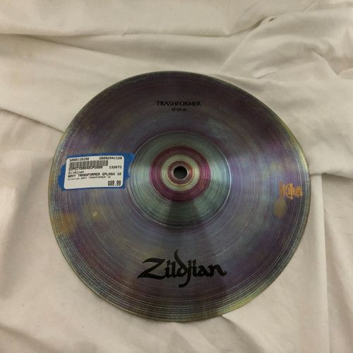 Vist Large View of Product Image Which is Used Zildjian WAVY TRASHFORMER SPLASH 10 Splash Cymbal 10"