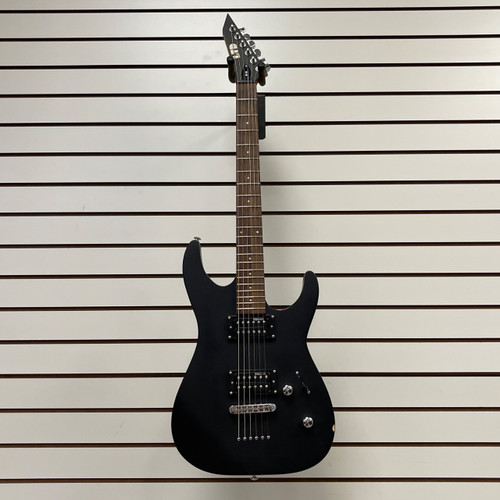 Vist Large View of Product Image Which is Used LTD M-10 Double Cut Electric Guitar Black 6-String